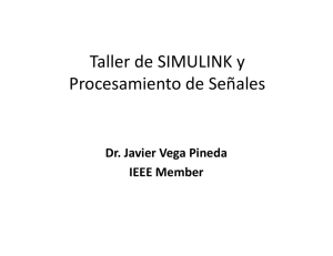 Taller de SIMULINK y Procesamiento de Señales