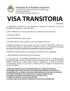 Los ciudadanos dominicanos precisan Visa para viajar a la Argentina