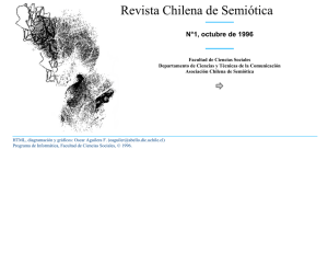 Revista Chilena de Semiótica - Facultad de Ciencias Sociales