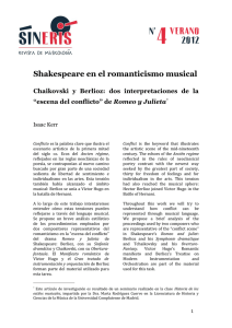 Shakespeare en el romanticismo musical