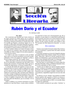 Rubén Darío y el Ecuador