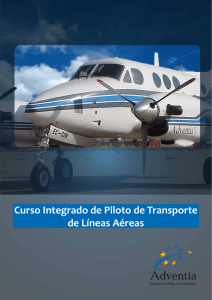 Curso Integrado de Piloto de Transporte de Líneas Aéreas