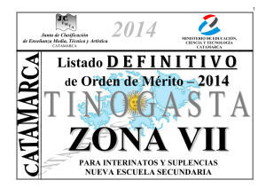 ZONA VII - Listado Definitivo - Ministerio de Educación, Ciencia y