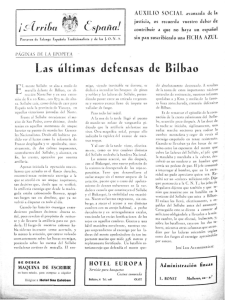 Las ultimas defensas de Bilbao