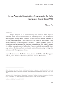 Sergio Aragonés Marginalizes Francoism in the