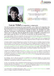 Lucas Vidal Compositor y empresario