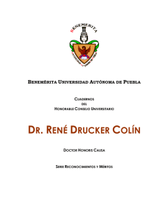 Dr. René Drucker Colín - Consejo Universitario