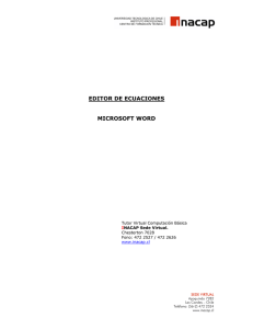 editor de ecuaciones microsoft word