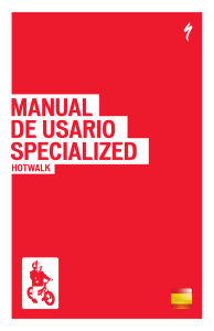 specialized manual de usario - Specialized Bicycle Components