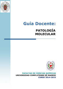 Patología Molecular - Facultad de Ciencias Químicas. Universidad