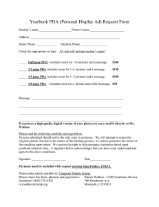 PDA (Personal Display Ad) Request Form