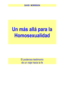Un más allá para la Homosexualidad