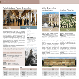 Visita Guiada del Palacio de Versalles
