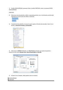 1) Escribir ENCICLOPEDIAS, presionar Enter y escribir DIGITALES