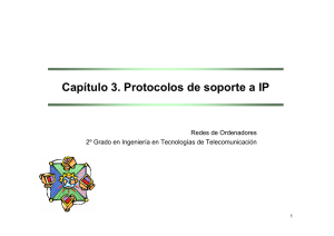 Capítulo 3. Protocolos de soporte a IP