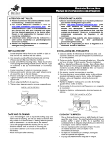 Illustrated Instructions Manual de instrucciones con