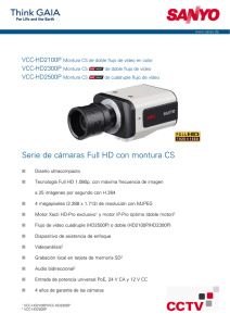 Serie de cámaras Full HD con montura CS
