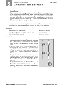 Construcción de un psicrómetro - Oxford University Press España