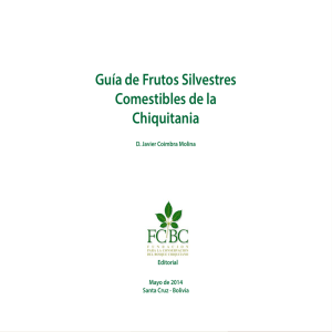 Guía de Frutos Silvestres Comestibles de la Chiquitanía