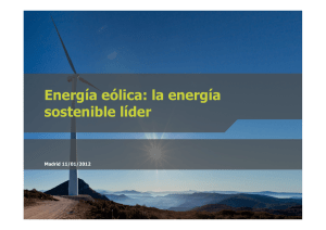 Energía eólica: la energía sostenible líder