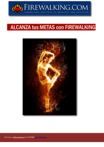 ALCANZA tus METAS con FIREWALKING