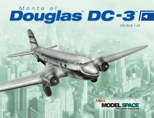 Guia montaje Douglas DC3