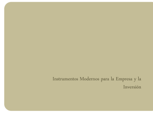 Instrumentos Modernos para la Empresa y la Inversión.