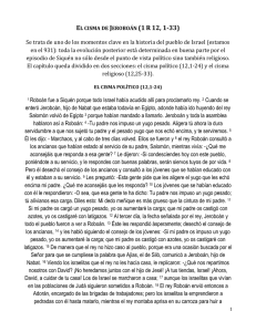 EL CISMA DE JEROBOÁN (1 R 12, 1-33)