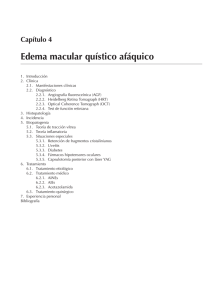 Edema macular quístico afáquico - Portada | Sociedad Española de
