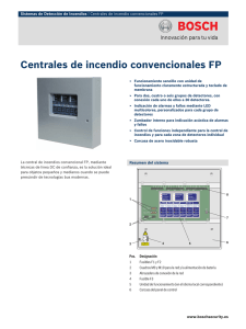 Centrales de incendio convencionales FP