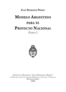 modelo argentino para el proyecto nacional