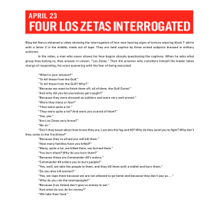 four los zetas interrogated