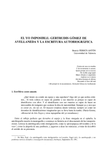 pdf El yo imposible: Gertrudis Gómez de Avellaneda / Beatriz Ferrús