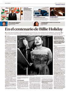 En el centenario de Billie Holiday - Conservatori Superior de Música