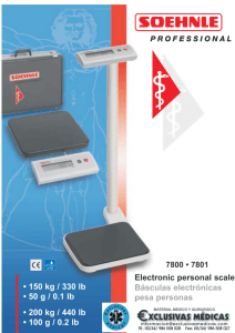 Electronic personal scale Básculas electrónicas pesa personas