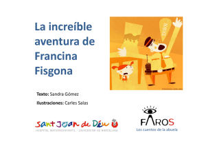 La increíble aventura de Francina Fisgona Texto