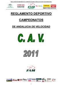 Reglamento Deportivo CAV 2011