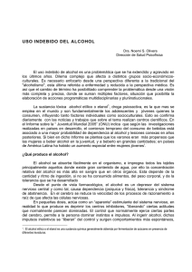 uso indebido del alcohol - Universidad Nacional de La Pampa
