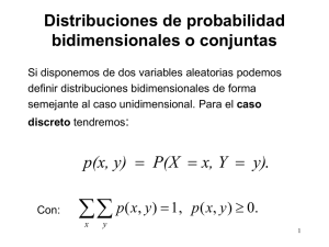Distribuciones bidimensionales