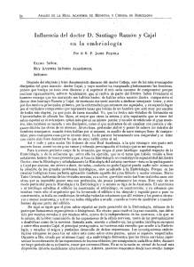 Irifliiencia del doctor D. Santiago Ramón y Cajal eil la