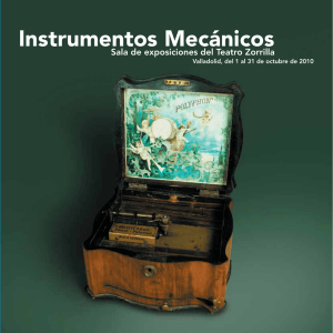 Instrumentos Mecánicos - Fundación Joaquín Díaz