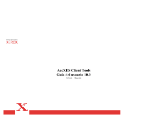 AccXES Client Tools Guía del usuario 10.0