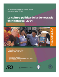 La cultura política de la democracia en Nicaragua, 2004