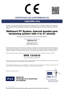 MeKano4 PT System, int tensioning system with System