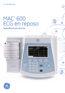 MAC® 600 ECG en reposo