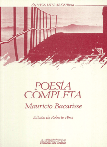 pdf Poesía completa / Mauricio Bacarisse