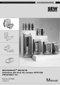 MOVIDRIVE® MDX61B interface de bus de cqampo DFE12B
