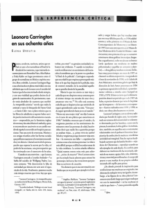 Leonora Carrington en sus ochenta años
