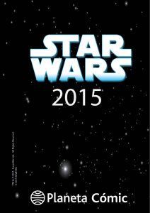 plan editorial Star Wars 2015 de Planeta Cómic