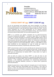 CODIGO SWIFT MT 799- SWIFT CODE MT 799